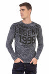CL473 men long -sleeved shirt with cool prints