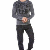CL473 Sweat-shirt manches longues pour hommes avec des imprimés cools
