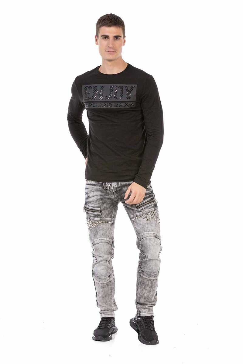 CL474 heren met lange sleeved shirt met uitgebreide toepassingen