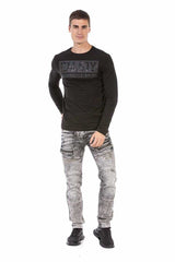 CL474 heren met lange sleeved shirt met uitgebreide toepassingen