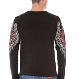 Cl477 chemise longue masculine avec imprimé cool