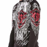 Cl477 chemise longue masculine avec imprimé cool