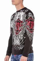 CL477 Camisa de manga larga para hombres con estampado fresco