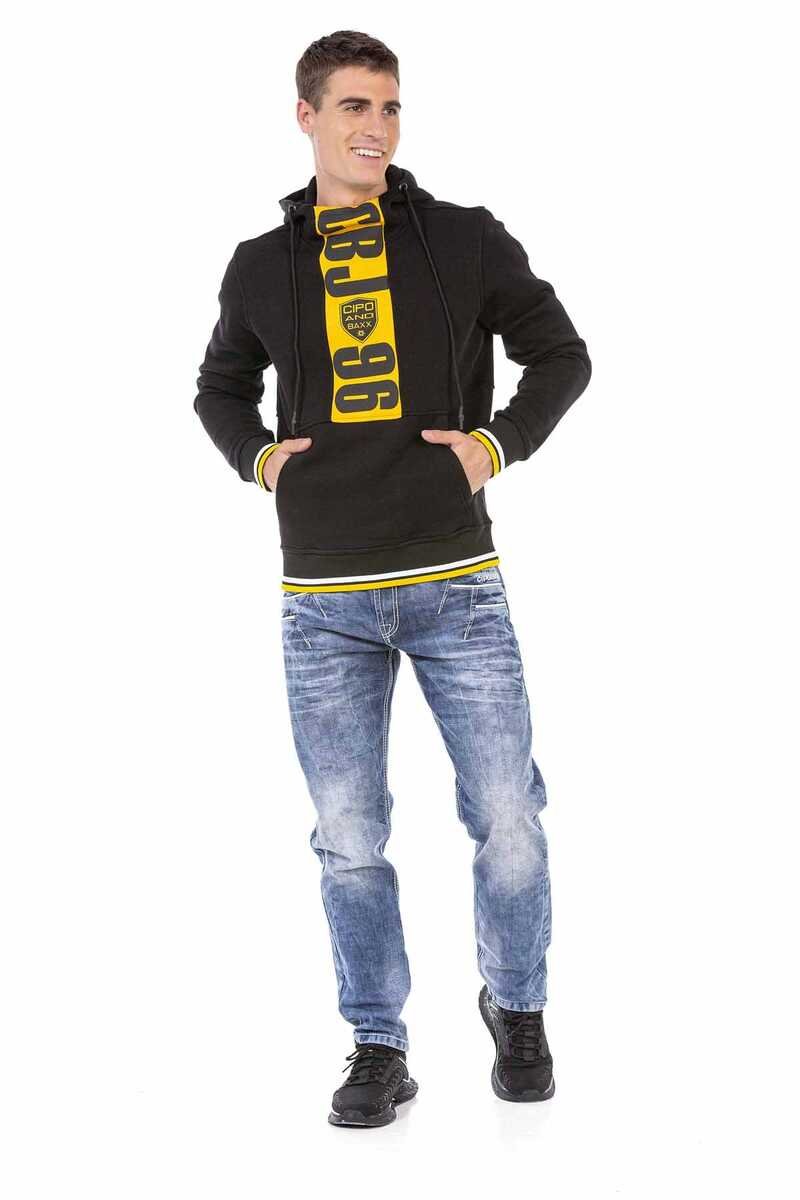 CL478 Men hooded sweatshirt with great brand prints