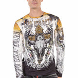 CL492 Maglia da uomo con stampa stravagante