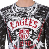 CL493 Maglia da uomo con stampa frontale 