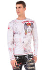 CL497 Camisa de manga larga para hombres con estilos geniales de Nueva York