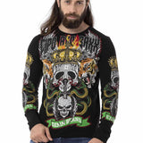 CL514 T-shirt manches longues homme avec grand imprimé