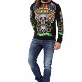 CL514 T-shirt manches longues homme avec grand imprimé
