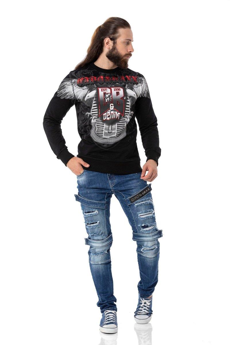 CL515 Herren Sweatshirt mit großem Print