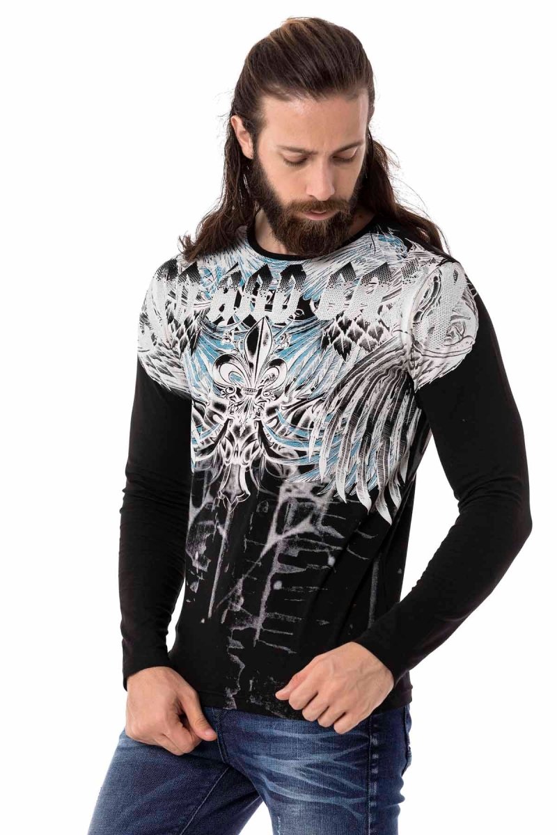CL516 CAMISA LARGA LARGIA MENOS CON GRAN IMPRESTA