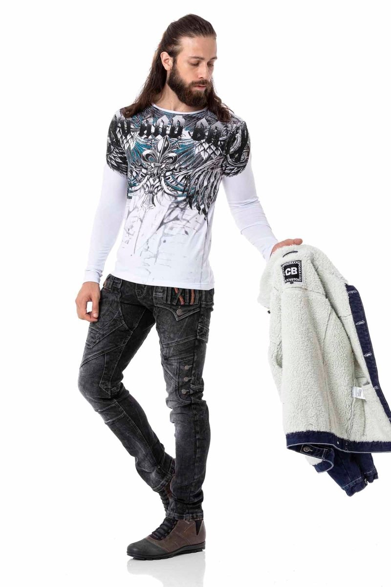 CL516 CAMISA LARGA LARGIA MENOS CON GRAN IMPRESTA