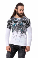 CL516 Herren Langarmshirt mit großem Aufdruck
