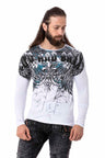 CL516 Herren Langarmshirt mit großem Aufdruck