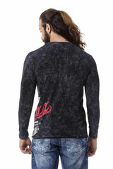 CL518 Heren Longsleeve met een grote Print
