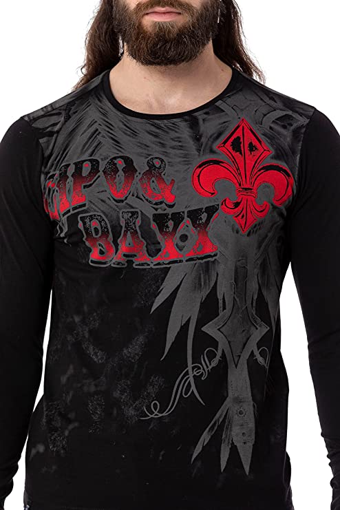 CL522 Heren Longsleeve met een grote Print