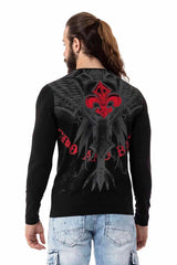 CL522 Heren Longsleeve met een grote Print