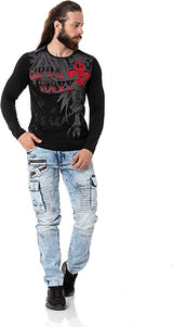 CL522 Heren Longsleeve met een grote Print