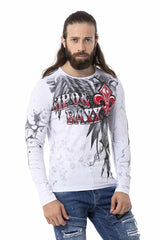 CL522 Heren Longsleeve met een grote Print