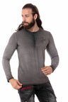 CL523 Sweat-shirt manches longues pour hommes avec broderie de marque tendance