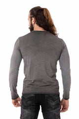 CL523 Sweat-shirt manches longues pour hommes avec broderie de marque tendance