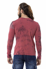 CL524 Camisa de manga larga para hombres con un gran patrón todo