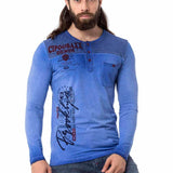 Cl527 chemise longue masculine avec des impressions élégantes