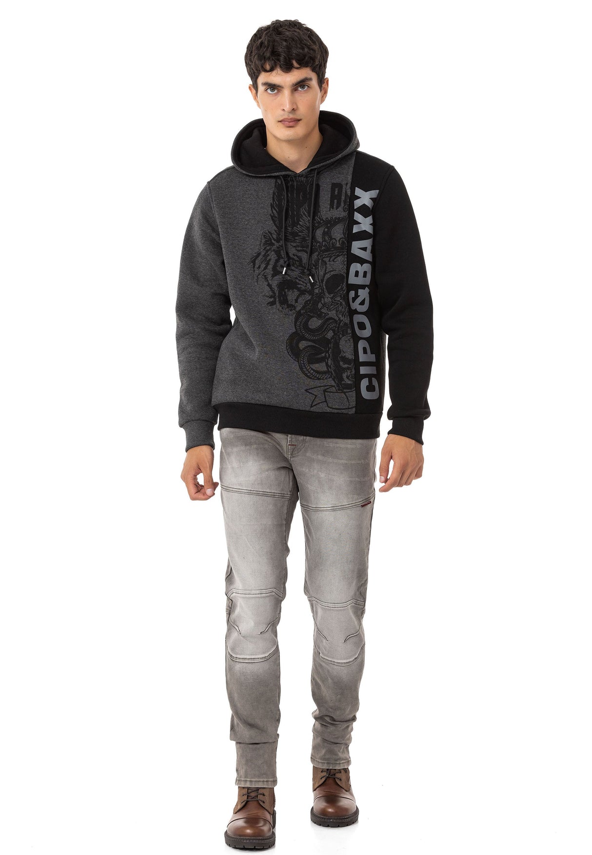 CL541 Sudadera Bi-color para Hombres