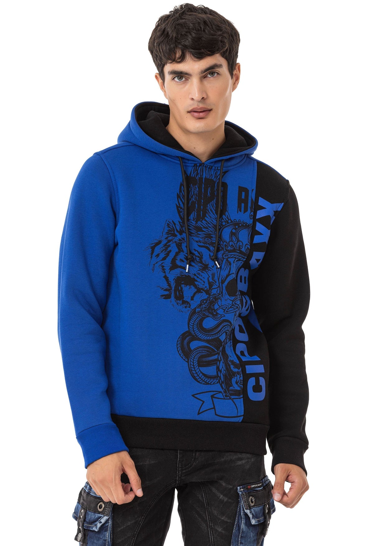 CL541 Sudadera Bi-color para Hombres