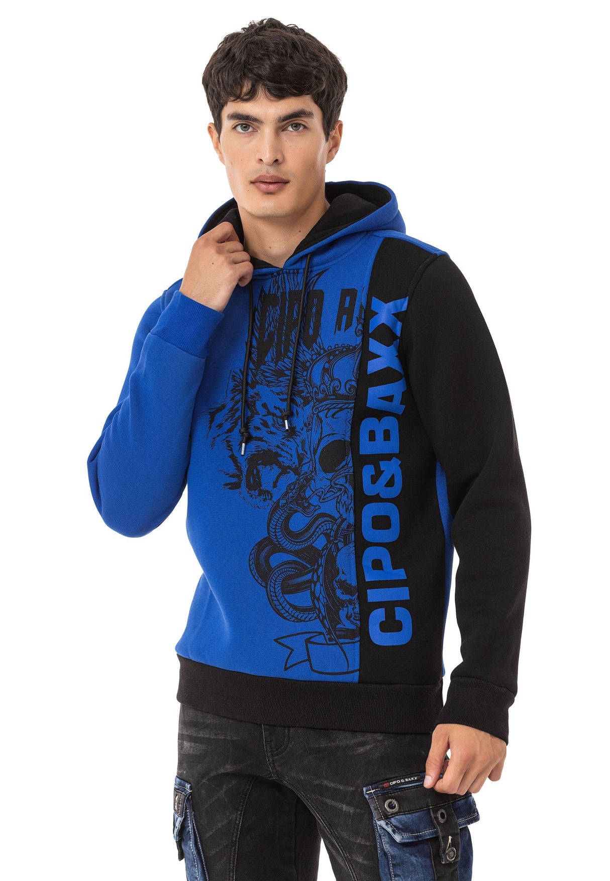 CL541 Sudadera Bi-color para Hombres