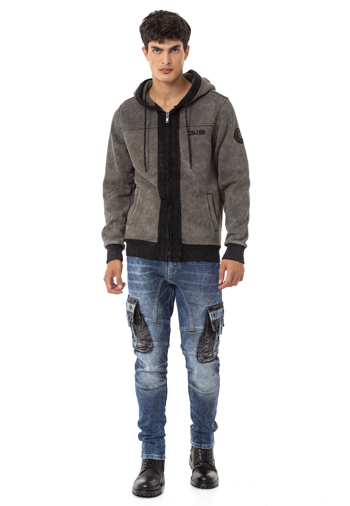 CL542 bluza męska z kapturem