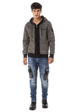 CL542 bluza męska z kapturem
