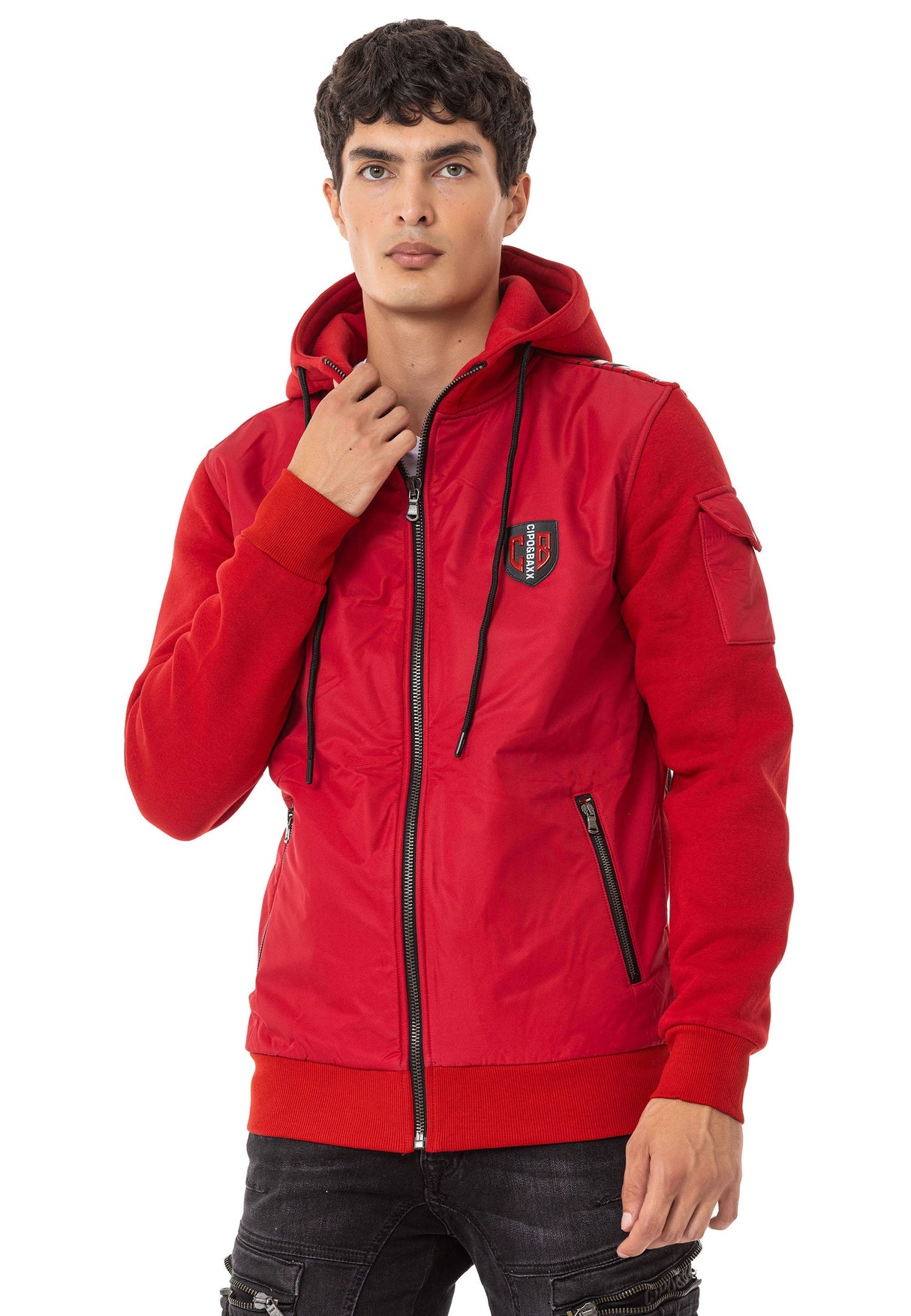 CL552 Sudadera para hombre con capucha