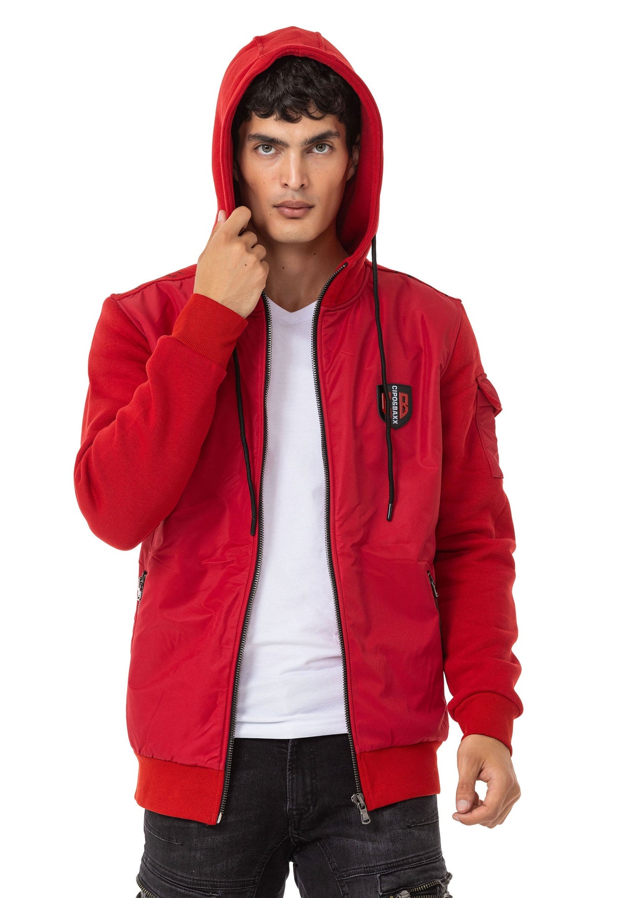 CL552 Sudadera para hombre con capucha
