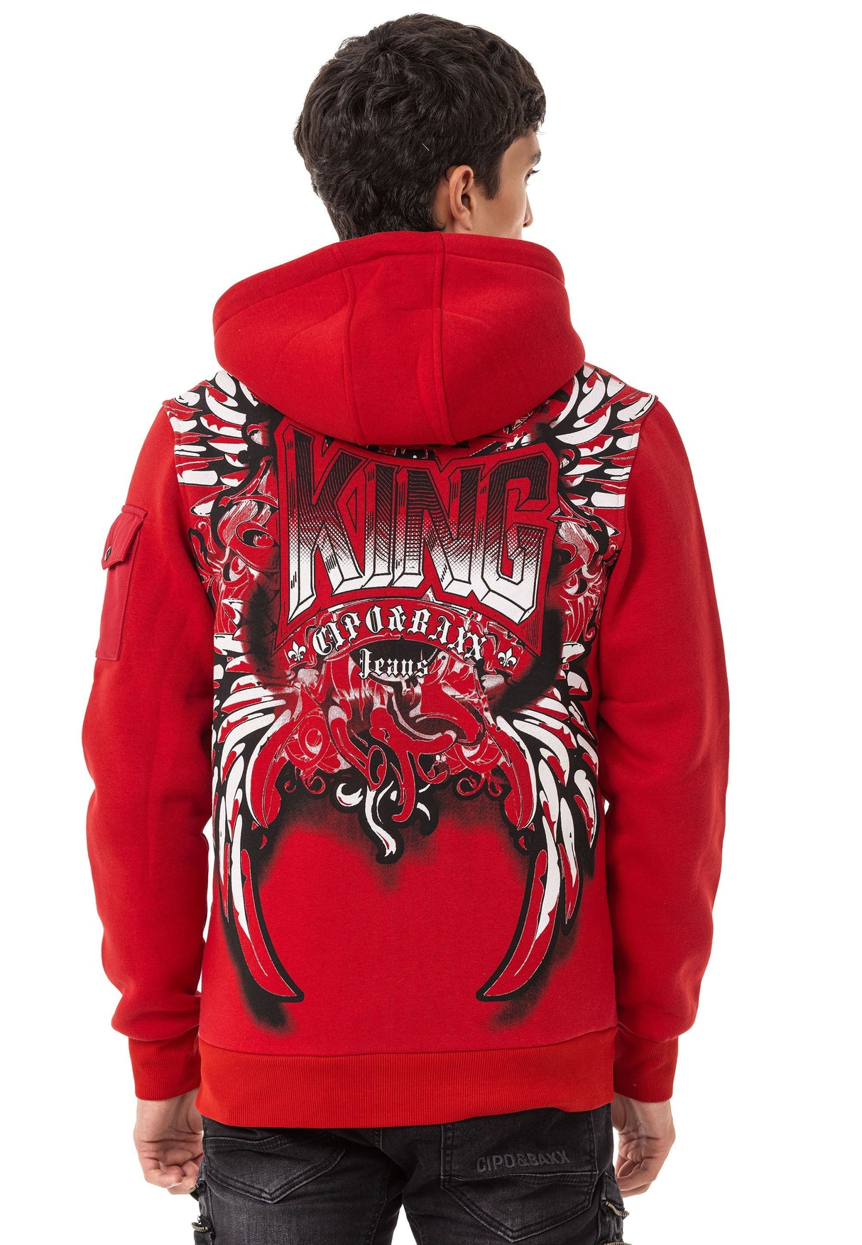 CL552 Sudadera para hombre con capucha