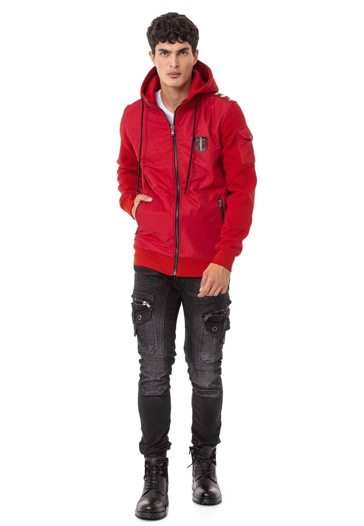 CL552 Sudadera para hombre con capucha
