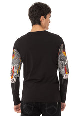 CL553 Heren Longsleeve met een Fancy Print