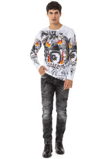 CL553 Heren Longsleeve met een Fancy Print