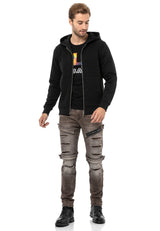 CL556 Herren Sweatjacke mit Kapuze -  Verschiedene Farben