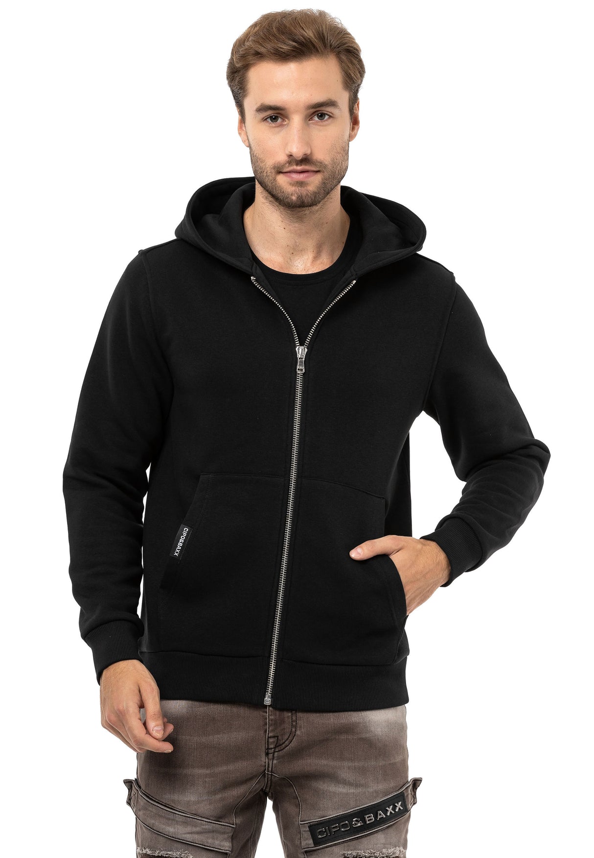 CL556 Herren Sweatjacke mit Kapuze -  Verschiedene Farben