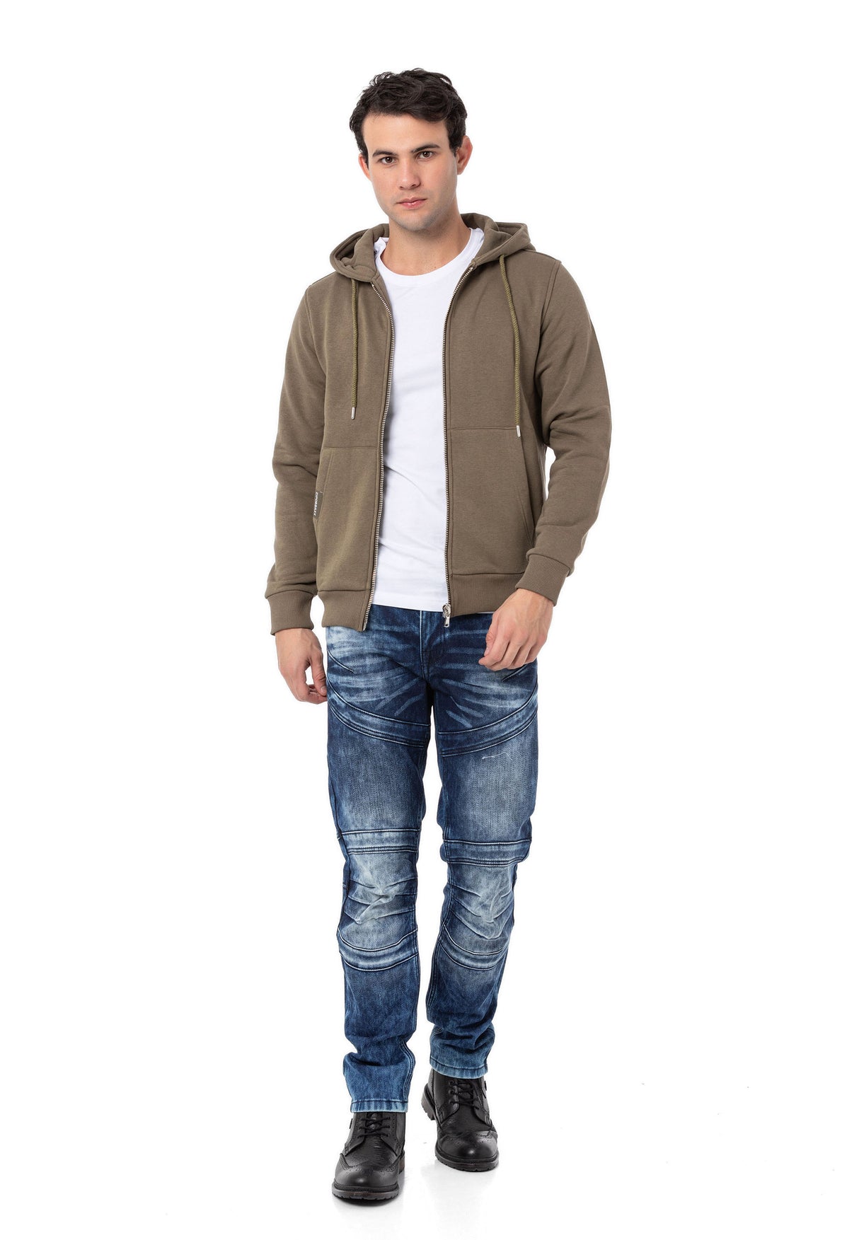 CL556 Herren Sweatjacke mit Kapuze -  Verschiedene Farben