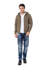 CL556 Herren Sweatjacke mit Kapuze -  Verschiedene Farben