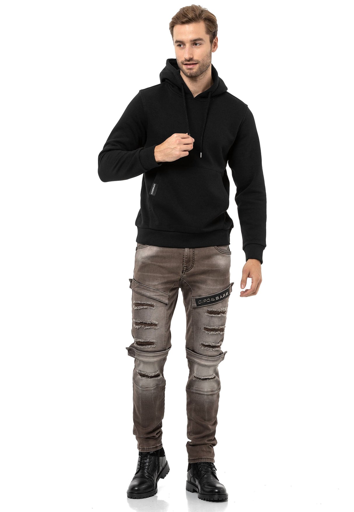 CL557 Sudadera con capucha para hombres