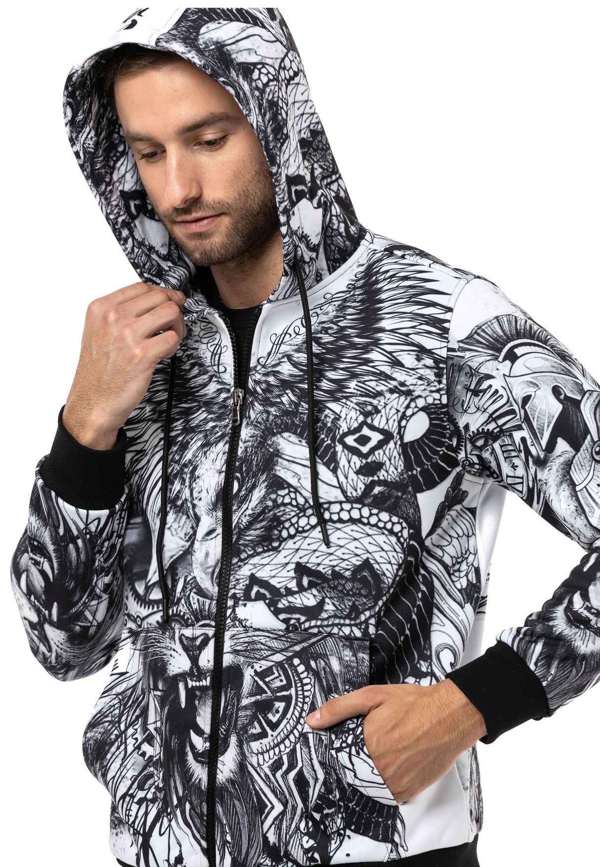 CL559 Sudadera para Hombre con Capucha
