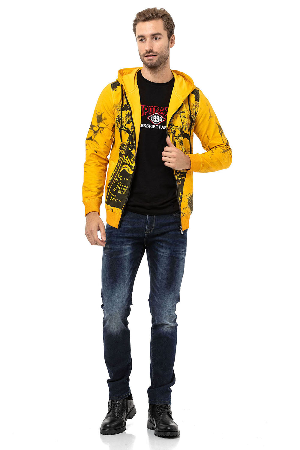CL561 Sudadera estampada para hombre