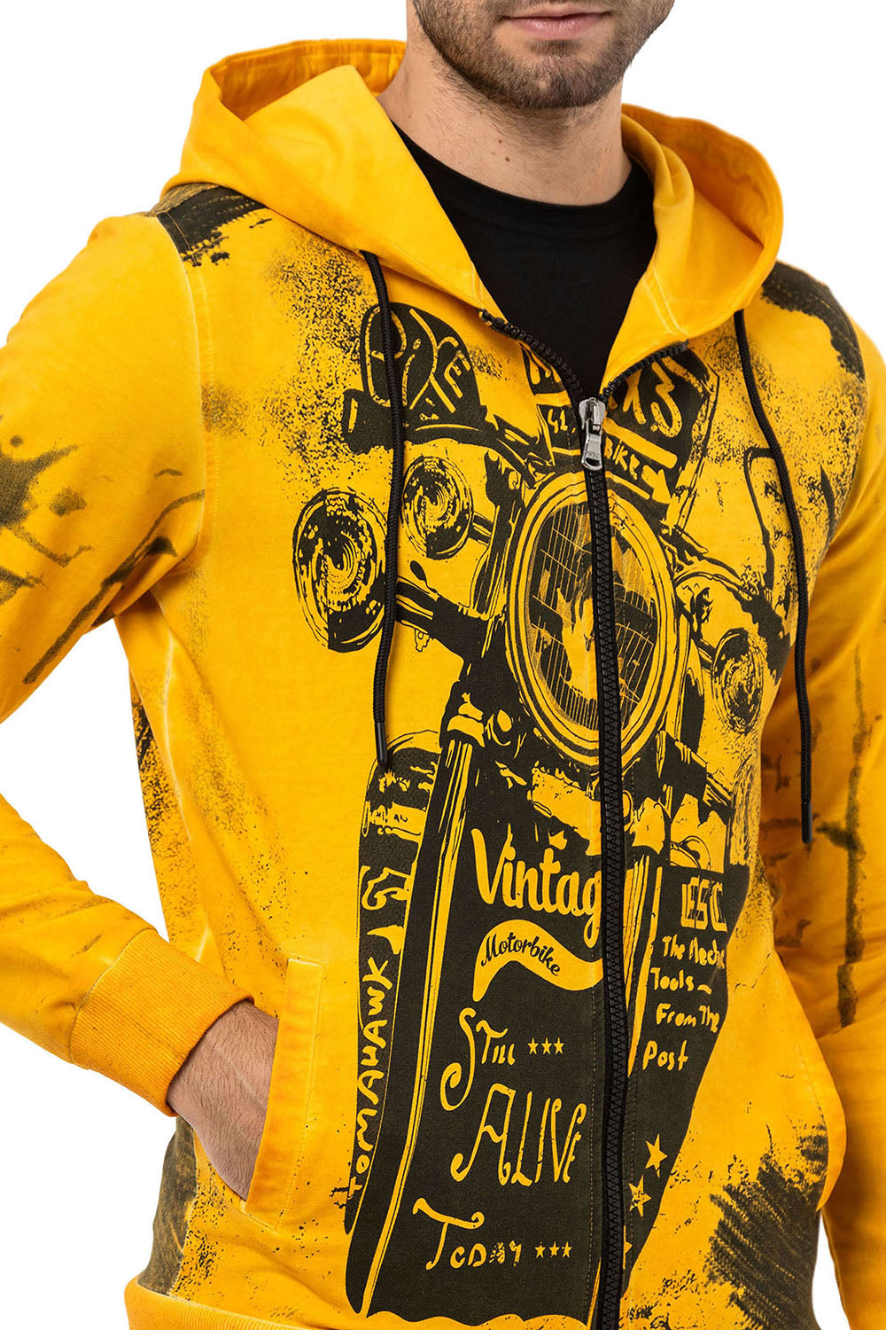 CL561 Sudadera estampada para hombre
