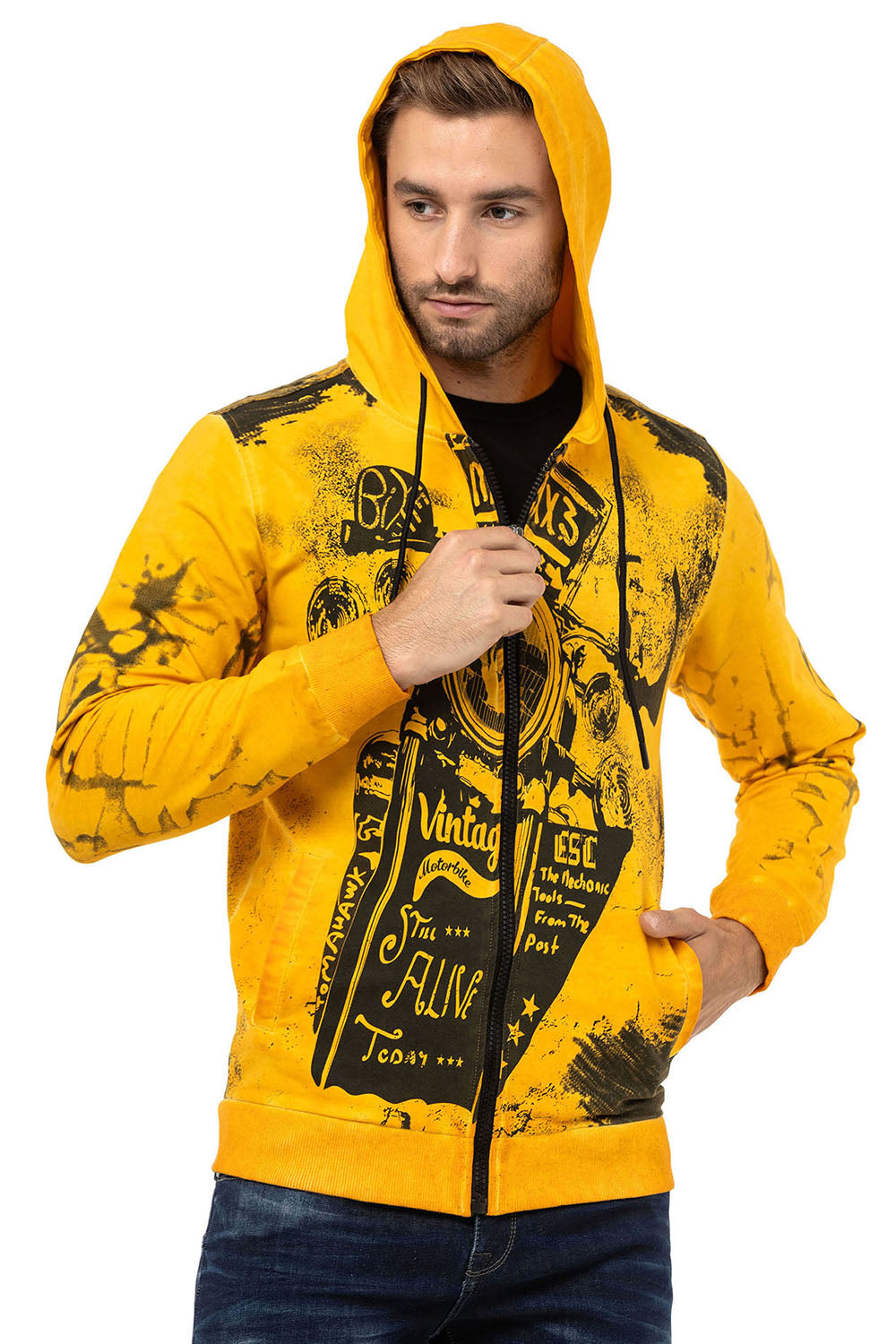 CL561 Sudadera estampada para hombre
