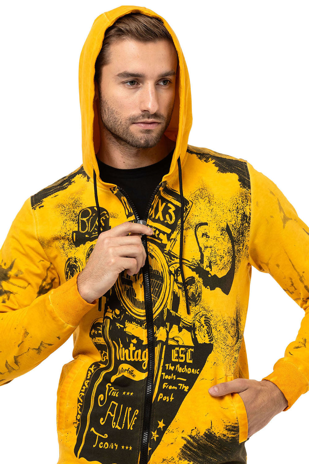 CL561 Sudadera estampada para hombre
