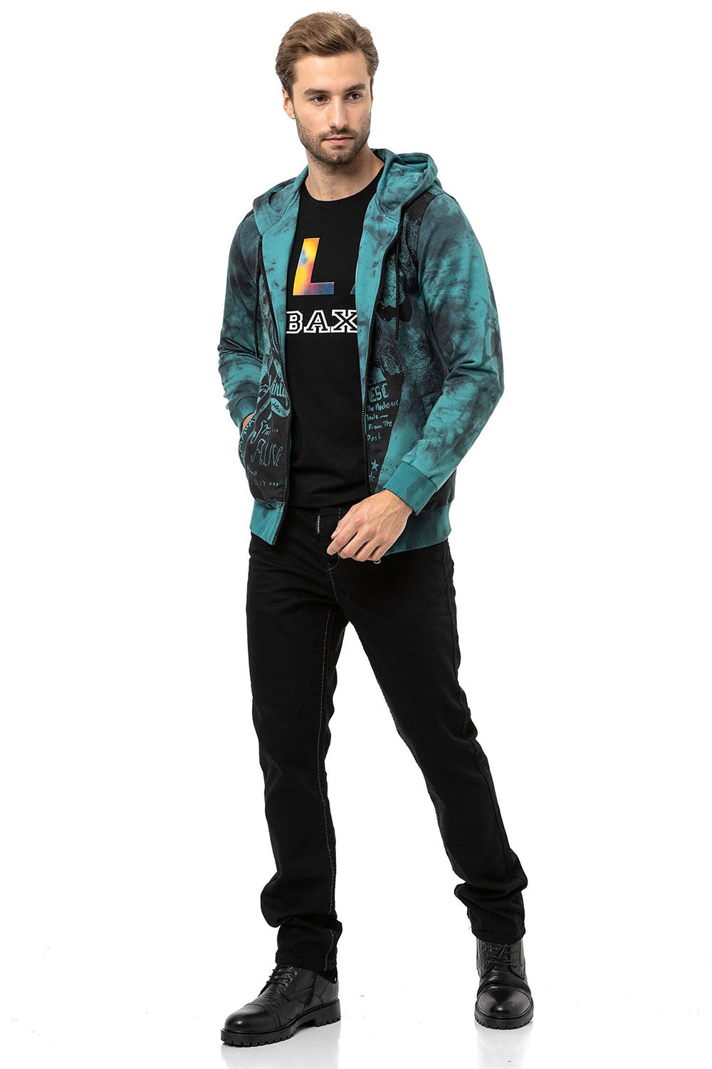 CL561 Sudadera estampada para hombre