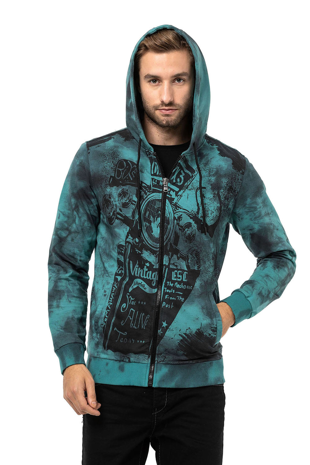 CL561 Sudadera estampada para hombre